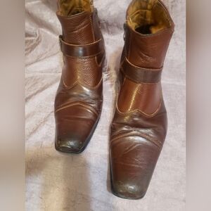 Ferro Aldo Alejandro Men's Memory Foam Casual High Western Buckle Strap 10.5